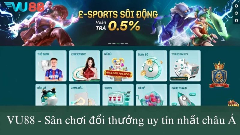 Đánh giá VU88 | Link Vào Nhà Cái Không Chặn - Khuyến Mãi Khủng